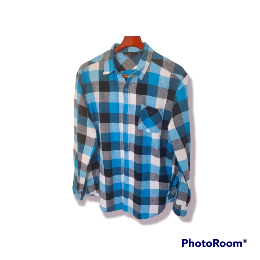 StraightFADED, Long sleeve blue shirt